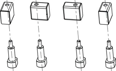 Rational 60.21.297 Mobile Oven Rack Height Extension