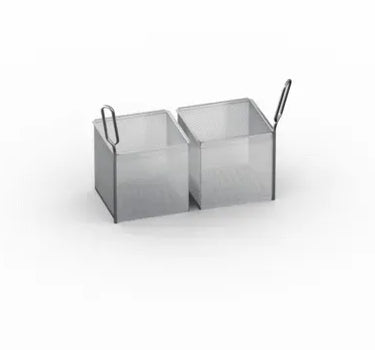 Rational 60.75.303 Portion Basket Kit includes (2) 1/6 GN perforated baskets