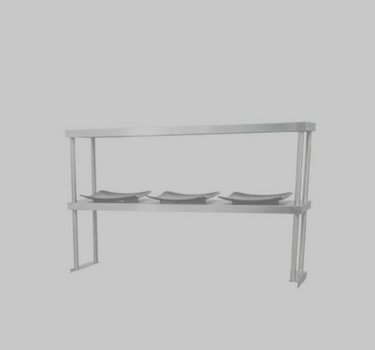 Thorinox TDOS-1672-SS 16" x 72" DOUBLE OVERSHELF