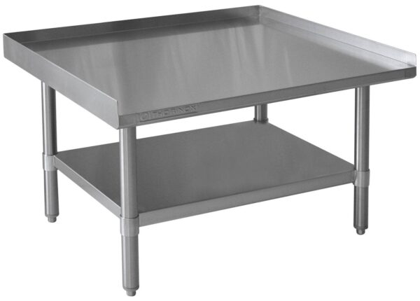 EQUIPMENT STAND WITH STAINLESS STEEL TOP, LEGS, AND UNDERSHELF DSTAND-3036-SS