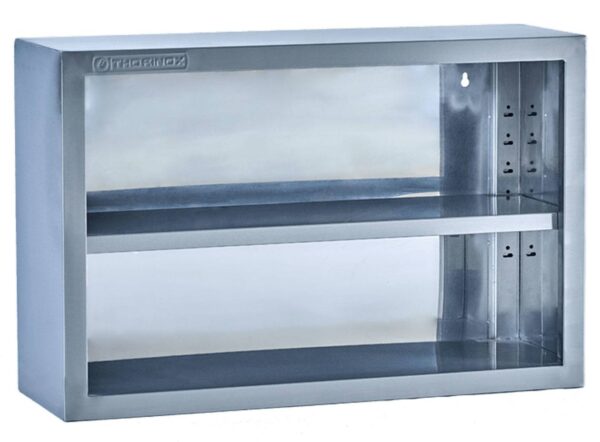 STAINLESS STEEL OPEN WALL CABINET TWCO-1448-SS