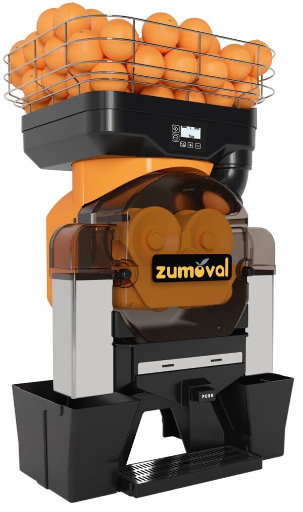 ZUMOVAL TOP 28 FRUITS/MIN AUTO FEED,SLF-CLNG WO-TAP/BUTTON 0.75 HP/559 W 115V/60/1 CE NSF cETLus